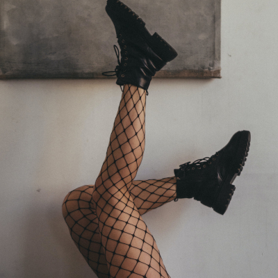Why are black fishnet tights such a turn on?