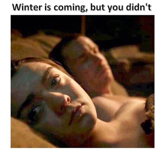 What does winter and sex have in common-NOTHING